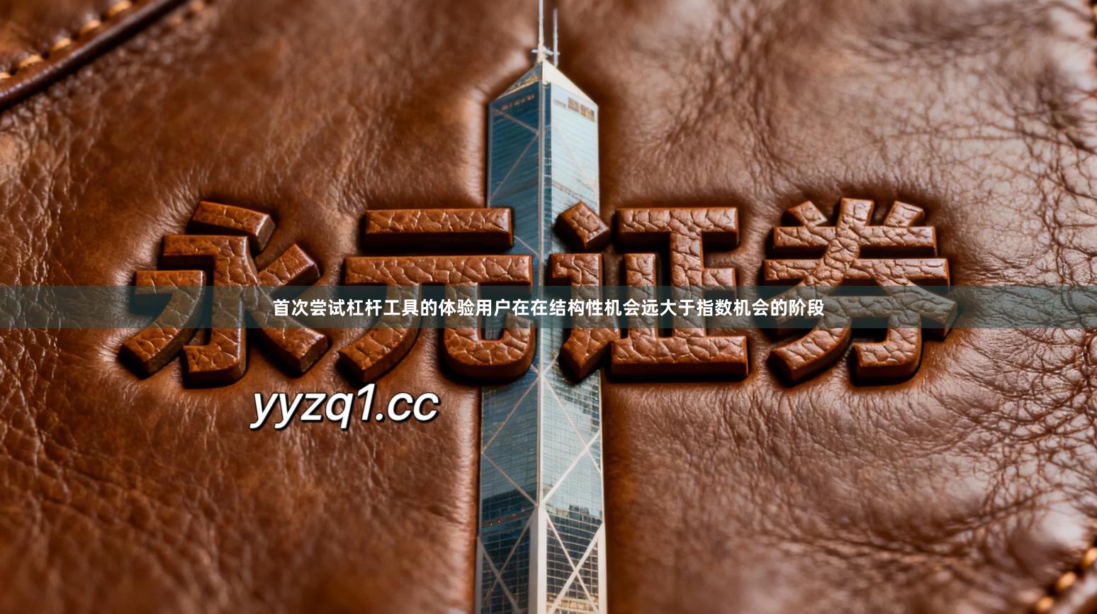 首次尝试杠杆工具的体验用户在在结构性机会远大于指数机会的阶段